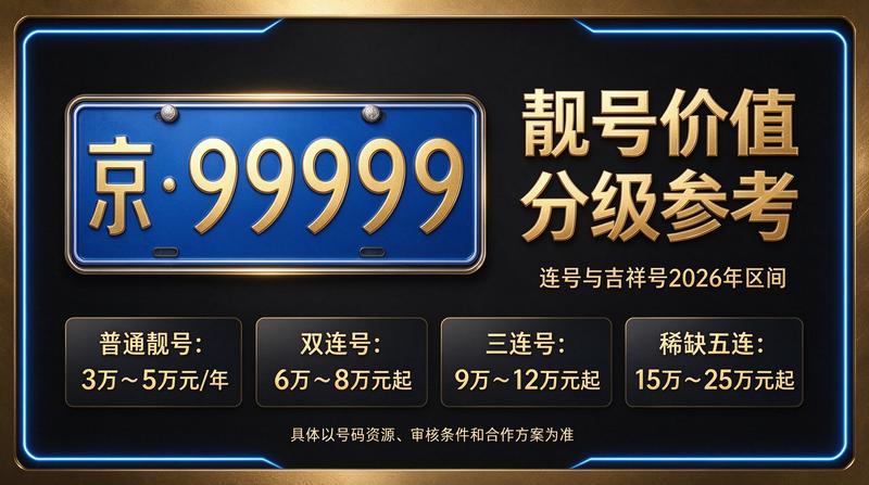 2026年北京车牌指标业务展示